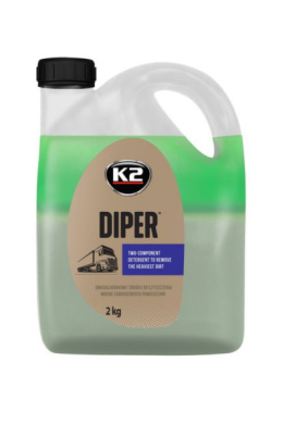 K2 DIPER 2 KG - Dwuskładnikowy środek do usuwania najcięższych zabrudzeń
