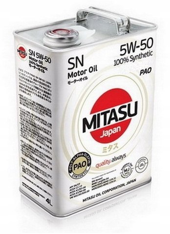 MITASU MJ-113 MITASU PAO SN 5W-50 4L