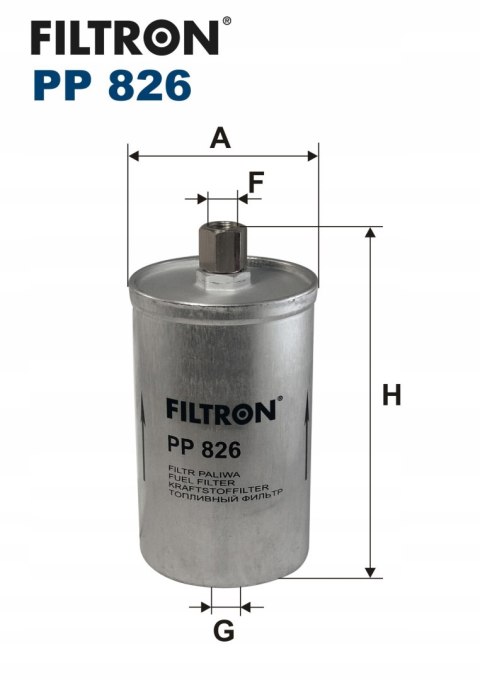 Filtron PP 826 Filtr paliwa