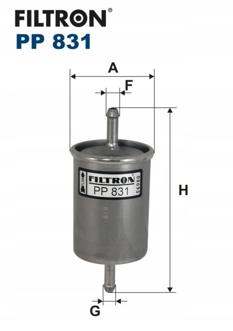 Filtron PP 831 Filtr paliwa
