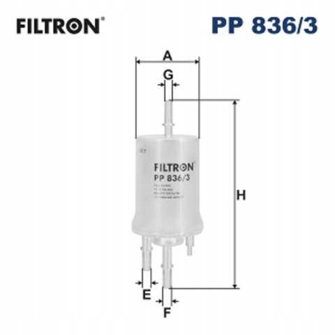Filtron PP 836/3 Filtr paliwa