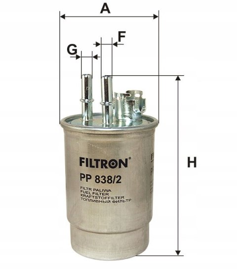 Filtron PP 838/2 Filtr paliwa