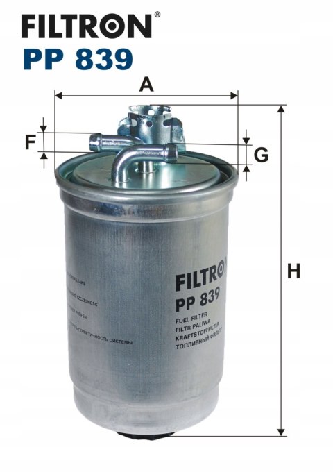 Filtron PP 839 Filtr paliwa