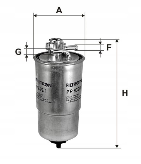 Filtron PP 839/1 Filtr paliwa