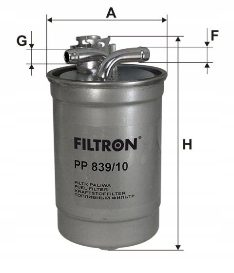 Filtron PP 839/10 Filtr paliwa