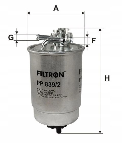 Filtron PP 839/2 Filtr paliwa