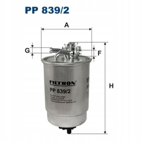 Filtron PP 839/2 Filtr paliwa