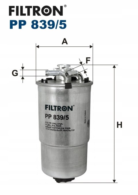 Filtron PP 839/5 Filtr paliwa
