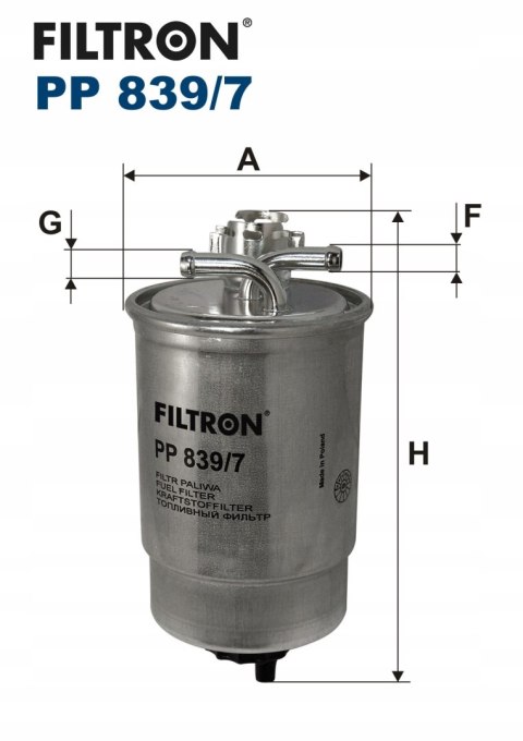 Filtron PP 839/7 Filtr paliwa
