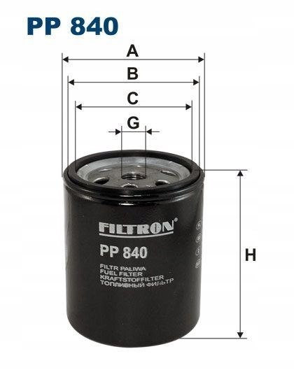 Filtron PP 840 Filtr paliwa
