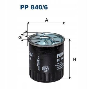 Filtron PP 840/6 Filtr paliwa