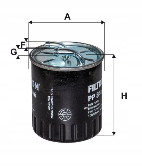 Filtron PP 840/6 Filtr paliwa
