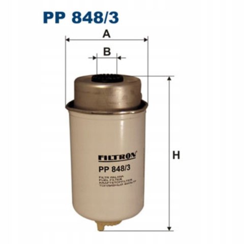 Filtron PP 848/3 Filtr paliwa