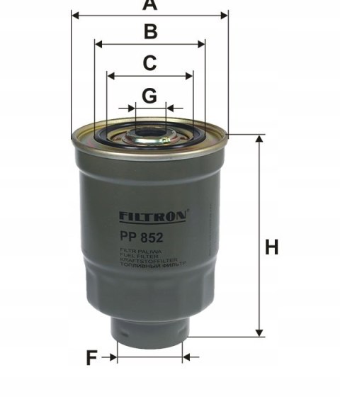 Filtron PP 852 Filtr paliwa