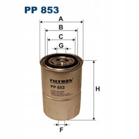 Filtron PP 853 Filtr paliwa