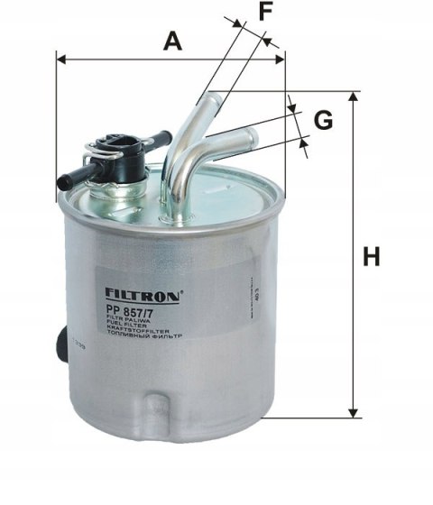 Filtron PP 857/7 Filtr paliwa
