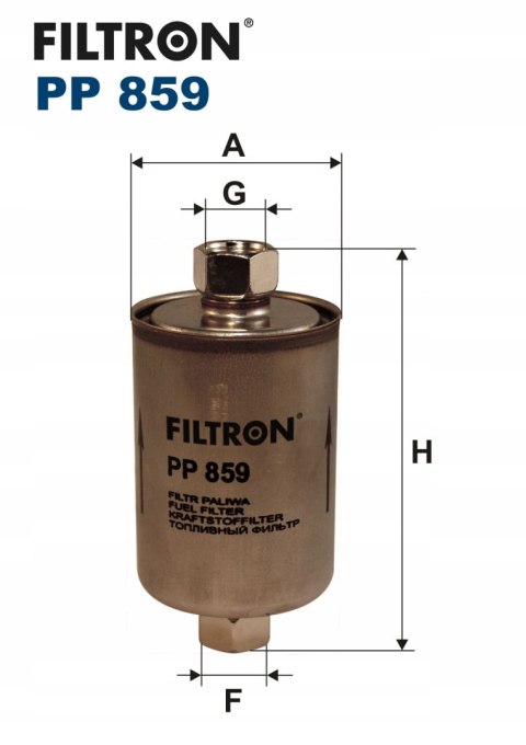 Filtron PP 859 Filtr paliwa
