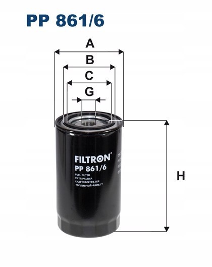 Filtron PP 861/6 Filtr paliwa
