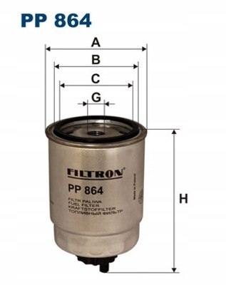 Filtron PP 864 Filtr paliwa