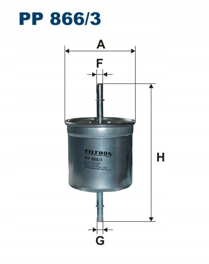 Filtron PP 866/3 Filtr paliwa