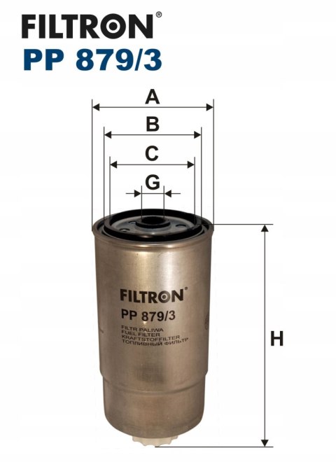 Filtron PP 879/3 Filtr paliwa