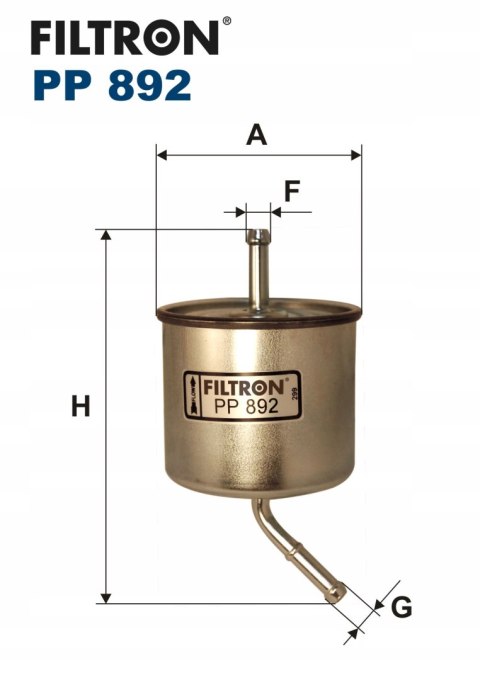 Filtron PP 892 Filtr paliwa