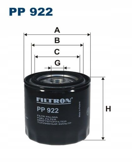 Filtron PP 922 Filtr paliwa