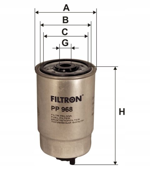 Filtron PP 968 Filtr paliwa