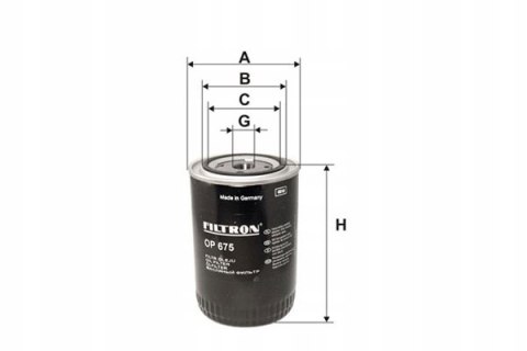 Filtr oleju FILTRON OP 675