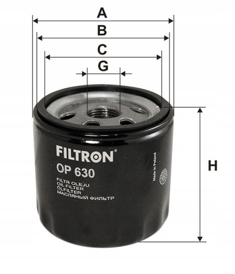 Filtron OP 630 Filtr oleju