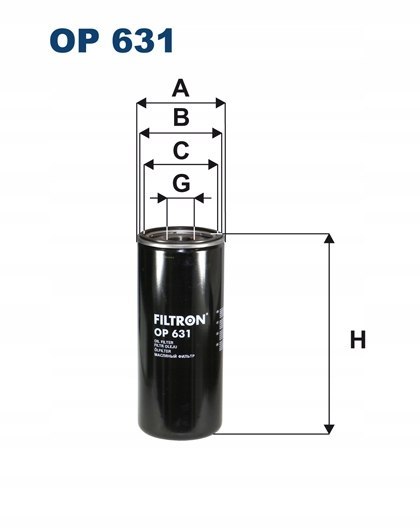 Filtron OP 631 Filtr oleju