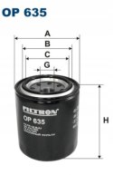 Filtron OP 635 Filtr oleju
