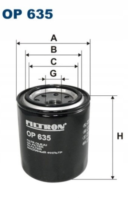 Filtron OP 635 Filtr oleju