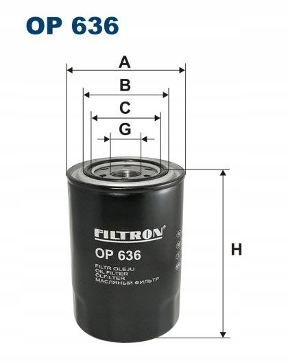Filtron OP 636 Filtr oleju