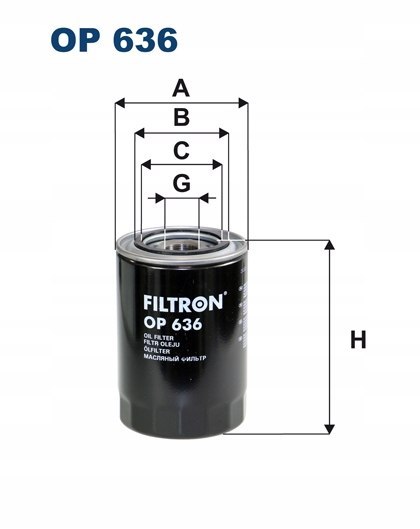 Filtron OP 636 Filtr oleju