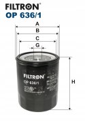 Filtron OP 636/1 Filtr oleju