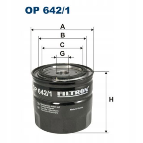 Filtron OP 642/1 Filtr oleju
