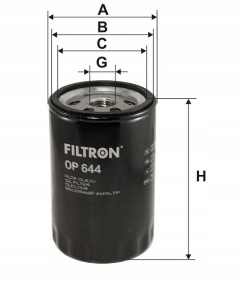 Filtron OP 644 Filtr oleju