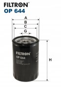 Filtron OP 644 Filtr oleju