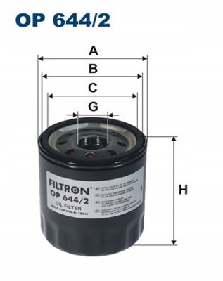 Filtron OP 644/2 Filtr oleju