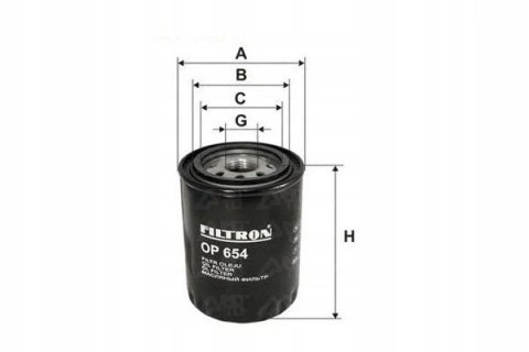 Filtron OP 654 Filtr oleju