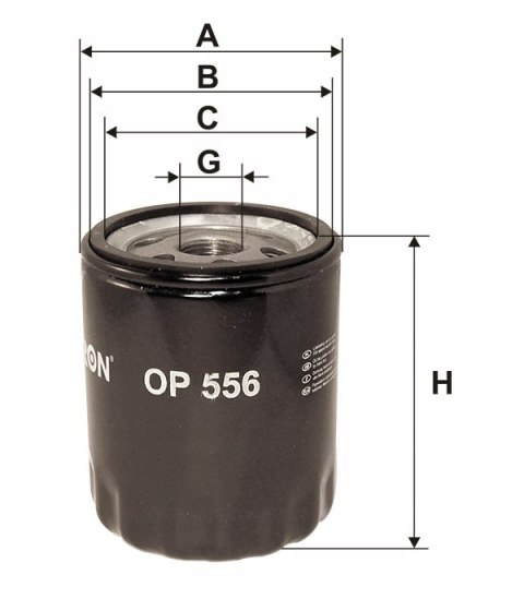 Filtron OP 556 Filtr oleju