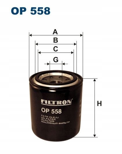 Filtron OP 558 Filtr oleju