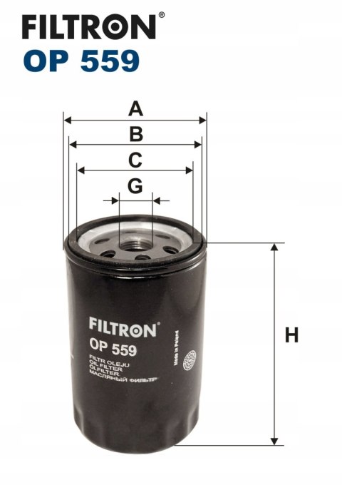 Filtron OP 559 Filtr oleju