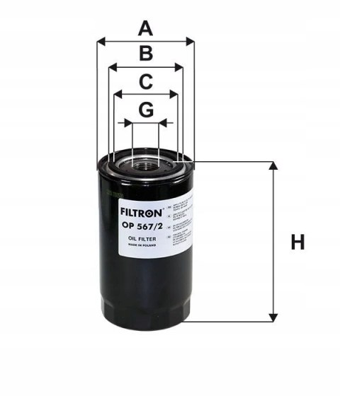 Filtron OP 567/2 Filtr oleju