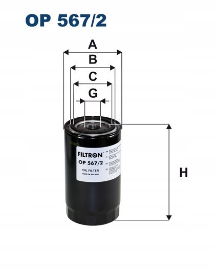 Filtron OP 567/2 Filtr oleju