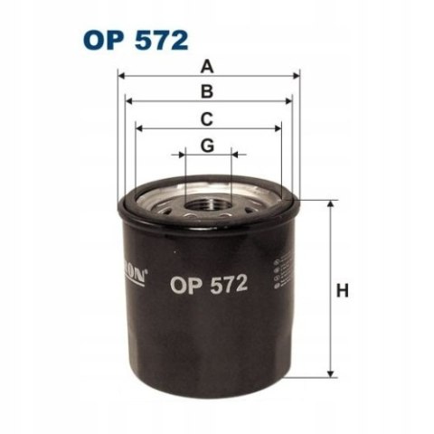Filtron OP 572 Filtr oleju