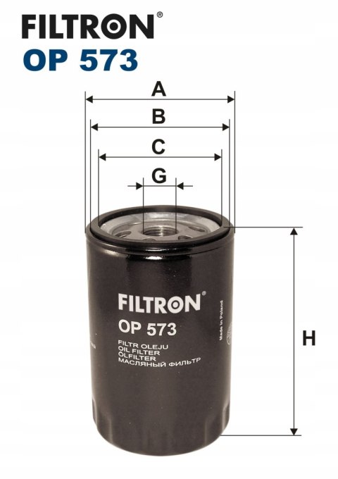 Filtron OP 573 Filtr oleju