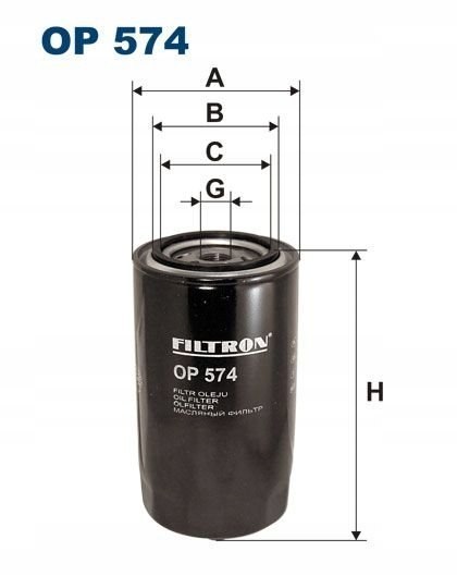 Filtron OP 574 Filtr oleju