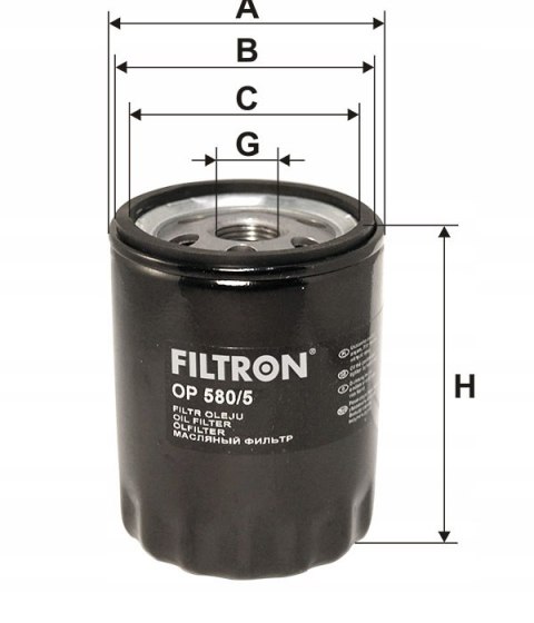 Filtron OP 580/5 Filtr oleju